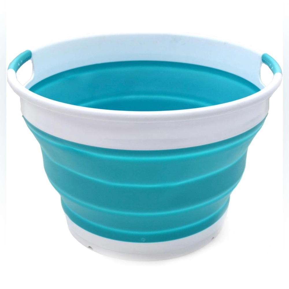 SAMMART 13L (3.4 Gallon) Collapsible Round Tub-Foldable Storage Container/Organi